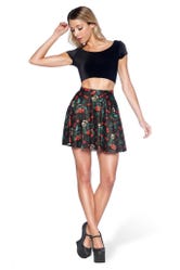 Wild Cherry Pocket Skater Skirt