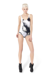Mecha Girl Rabbit Hoodie Swimsuit