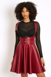 Route 666 Red Underbust Corset Dress