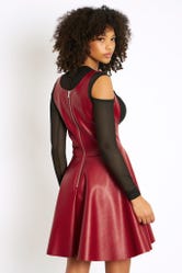 Route 666 Red Underbust Corset Dress
