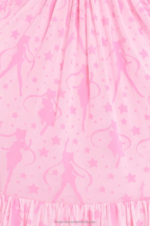 Sailor Moon Stars Sheer Midaxi Dress