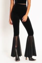 Sheer Excellence HW Flare Pants