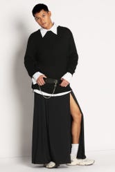 Sleek Light Single Split Skirt