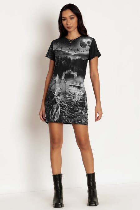 Necropolis Tee Dress - 7 Day Unlimited