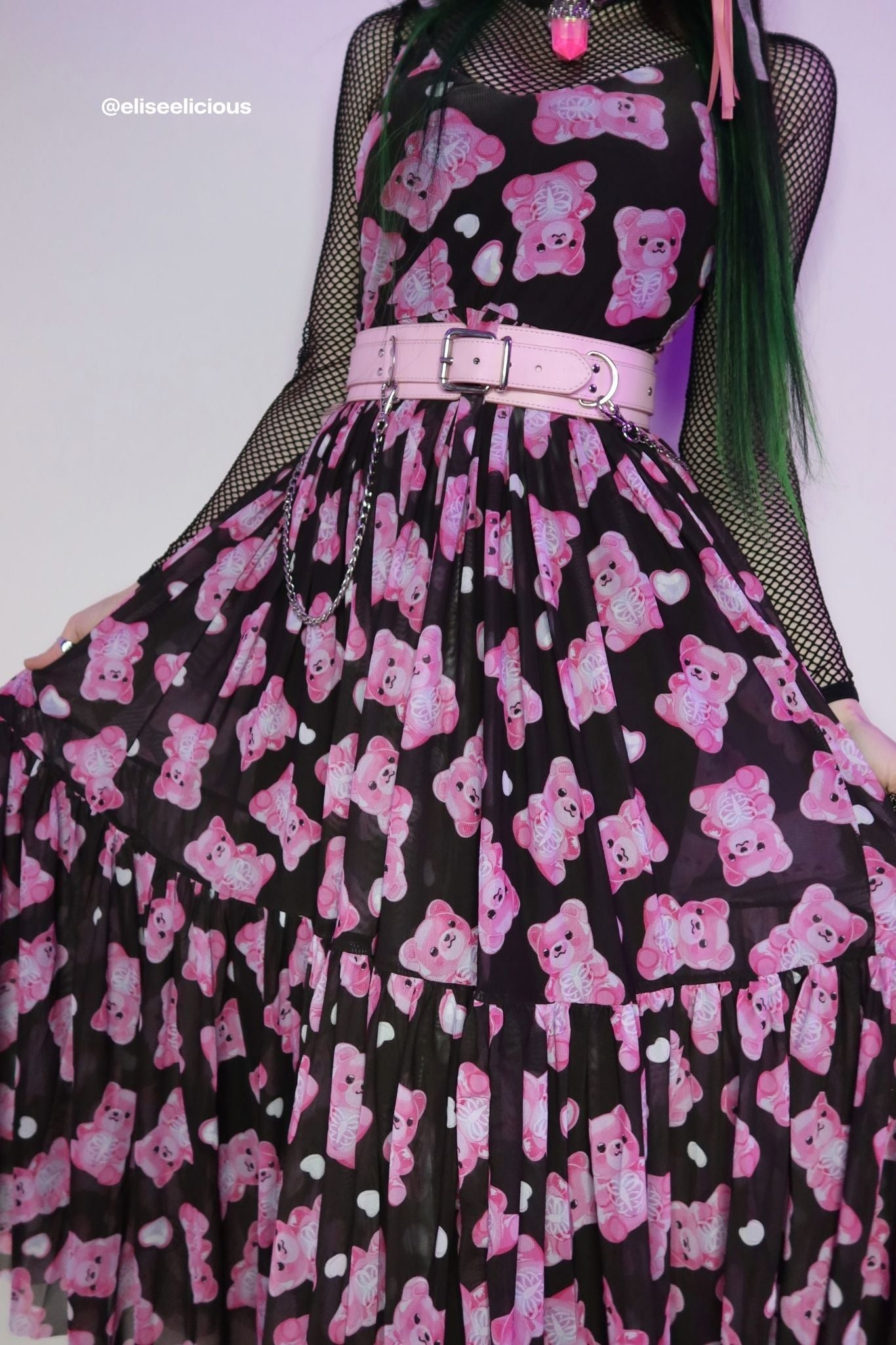 Gummie Guts Sheer Midaxi Dress - Limited – BlackMilk Clothing