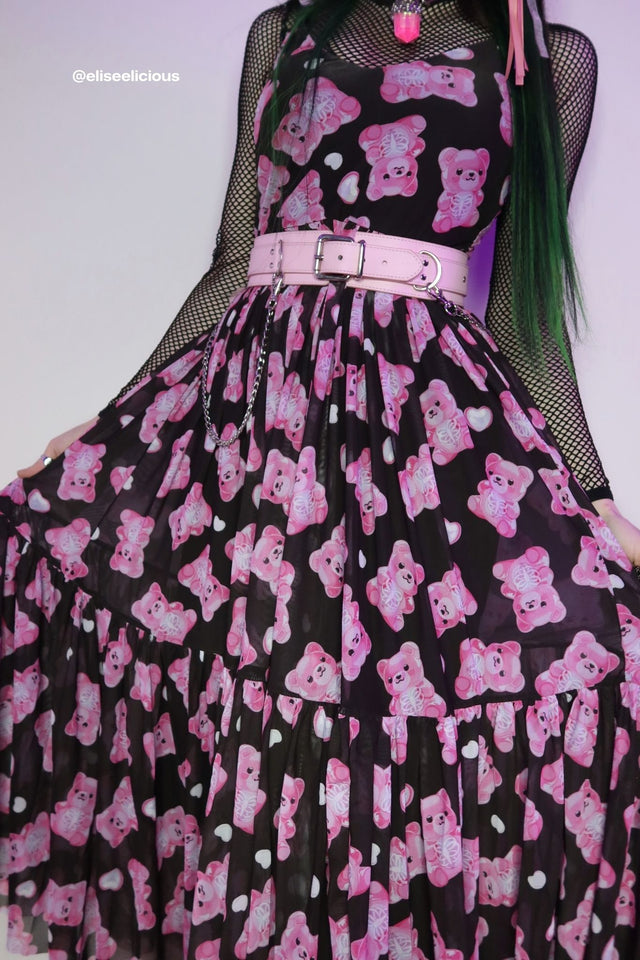 Gummie Guts Sheer Midaxi Dress