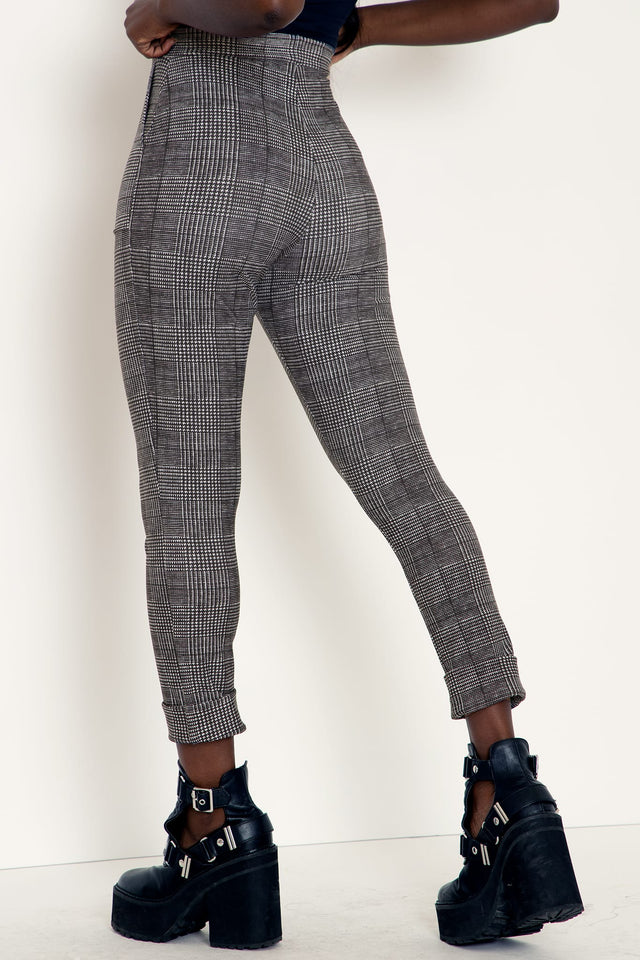 Tweed Mono Cuffed Pants