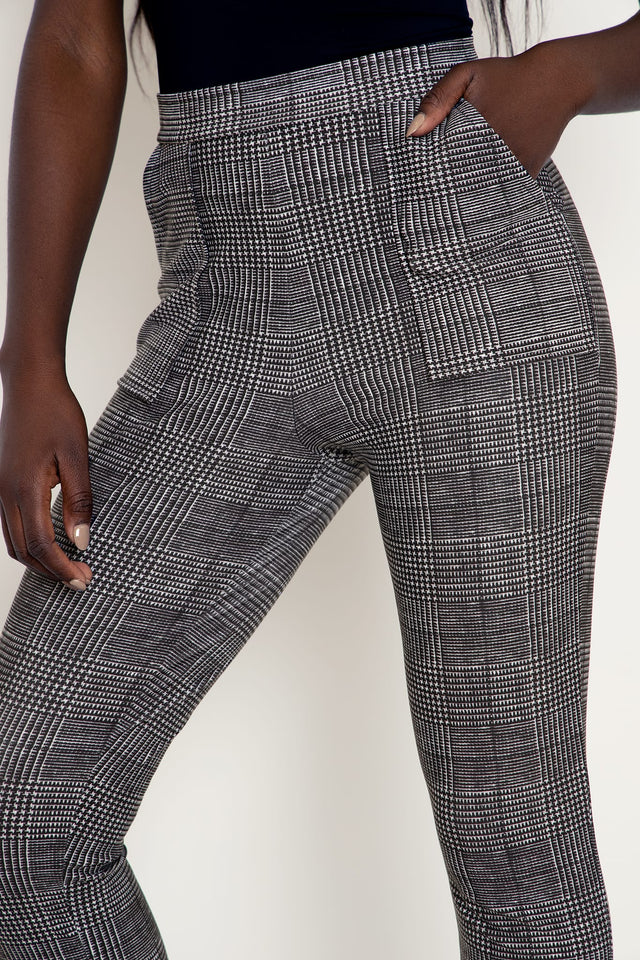 Tweed Mono Cuffed Pants