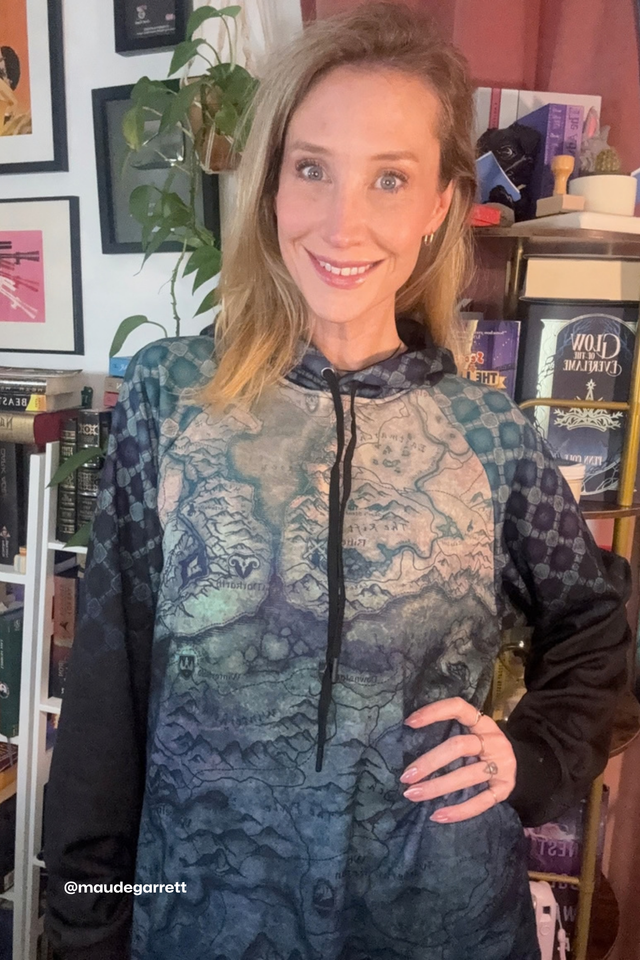 Skyrim Map Oversized Hoodie