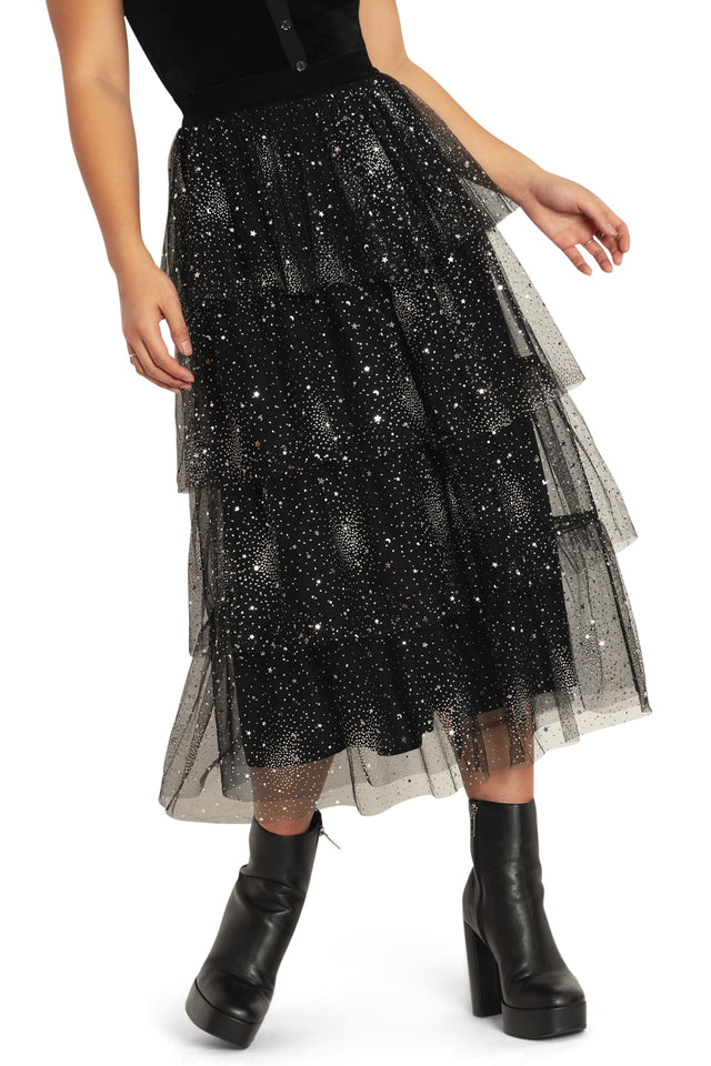 BlackMilk Clothing - A Night To Remember Arabesque Skirt