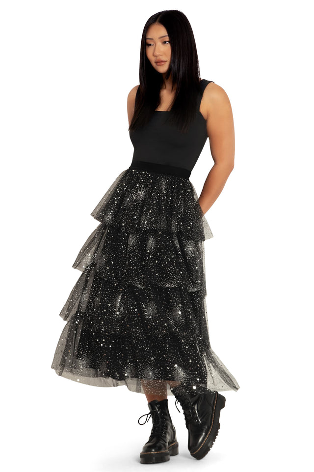 BlackMilk Clothing - A Night To Remember Arabesque Skirt