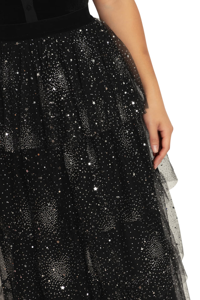 BlackMilk Clothing - A Night To Remember Arabesque Skirt