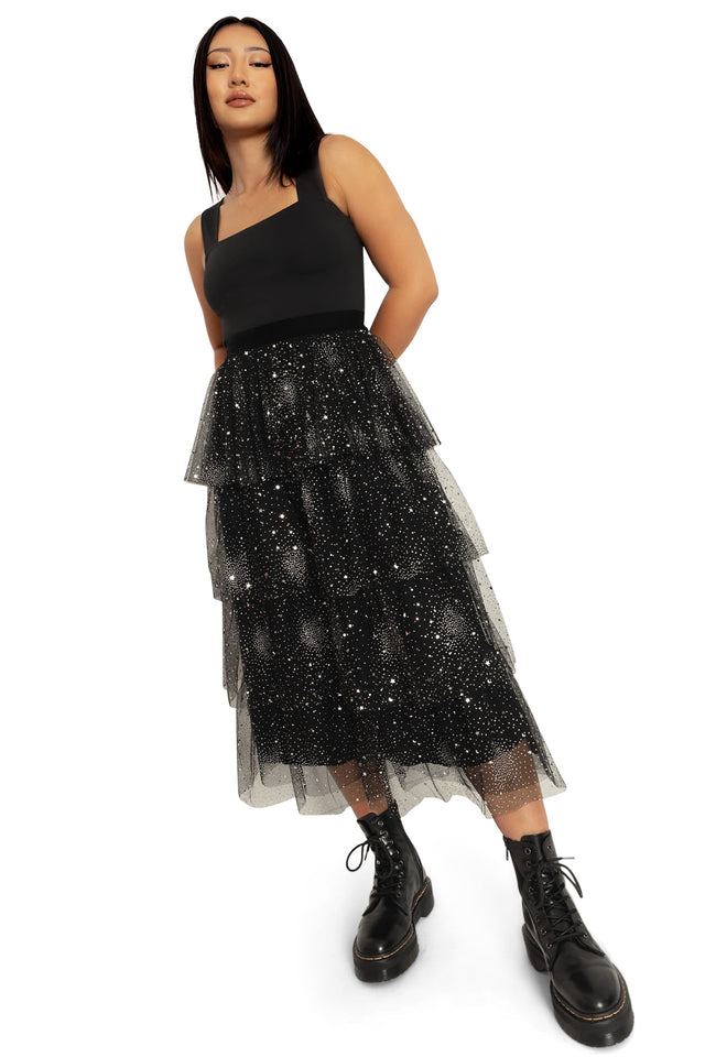BlackMilk Clothing - A Night To Remember Arabesque Skirt