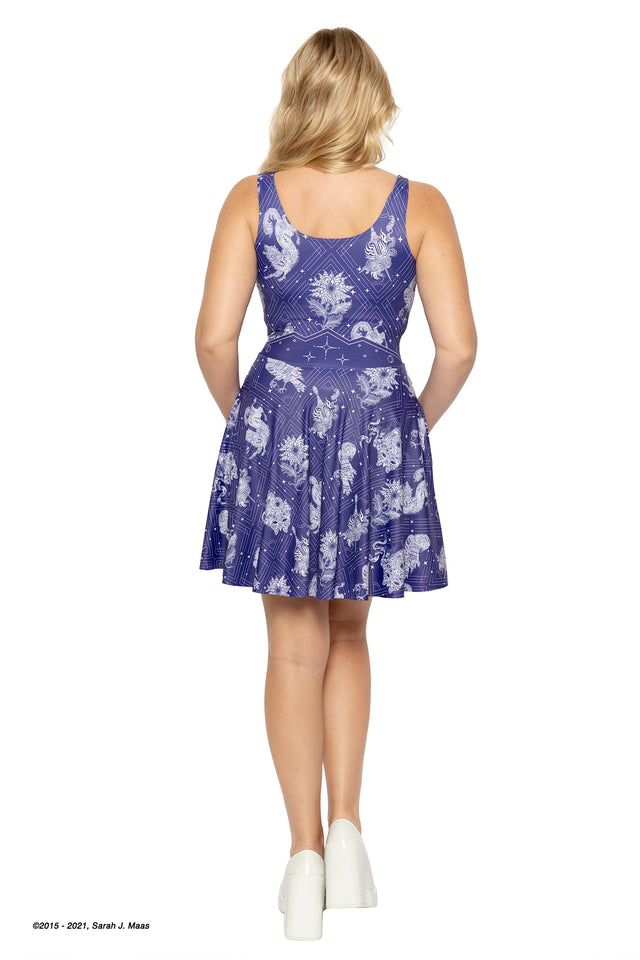 Court of Dreams Scoop Skater Dress - Limited BlackMilk Clothing Court of Dreams Scoop Skater Dress - Limited BlackMilk Clothing