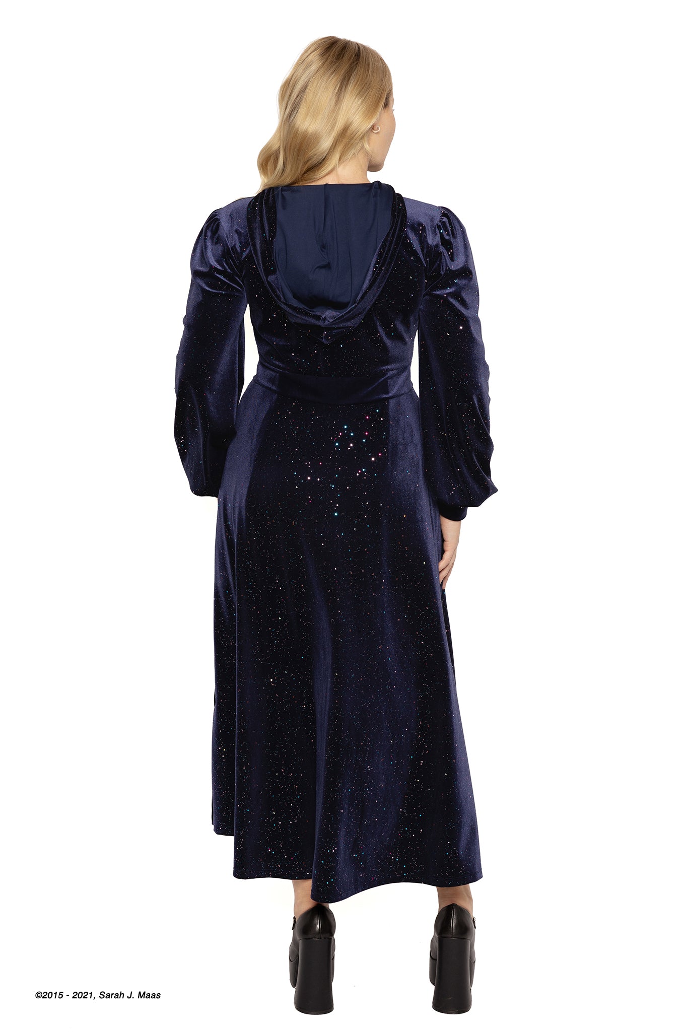 Starfall Velvet Hooded Maxi Jacket - Limited – BlackMilk Clothing