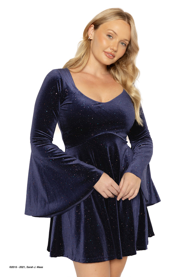 Starfall Velvet Spectre Dress - Limited BlackMilk Clothing Starfall Velvet Spectre Dress - Limited BlackMilk Clothing