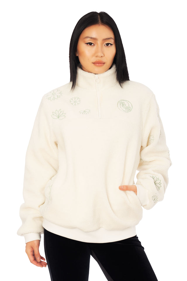 Avatar: The Last Airbender x BlackMilk Appa Fluffy Zip Sweater, official Appa clothing designed as licensed Avatar fashion and wearable Avatar apparel