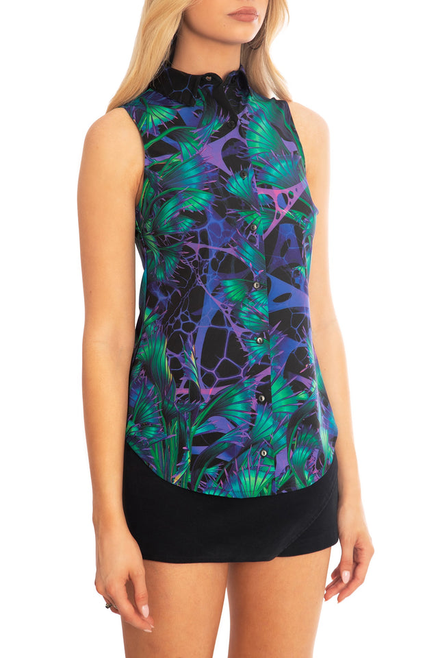 BlackMilk x League of Legends Arcane Hexcore Plant Business Shirt - Arcane Merchandise - Collaboration apparel - Licenced.