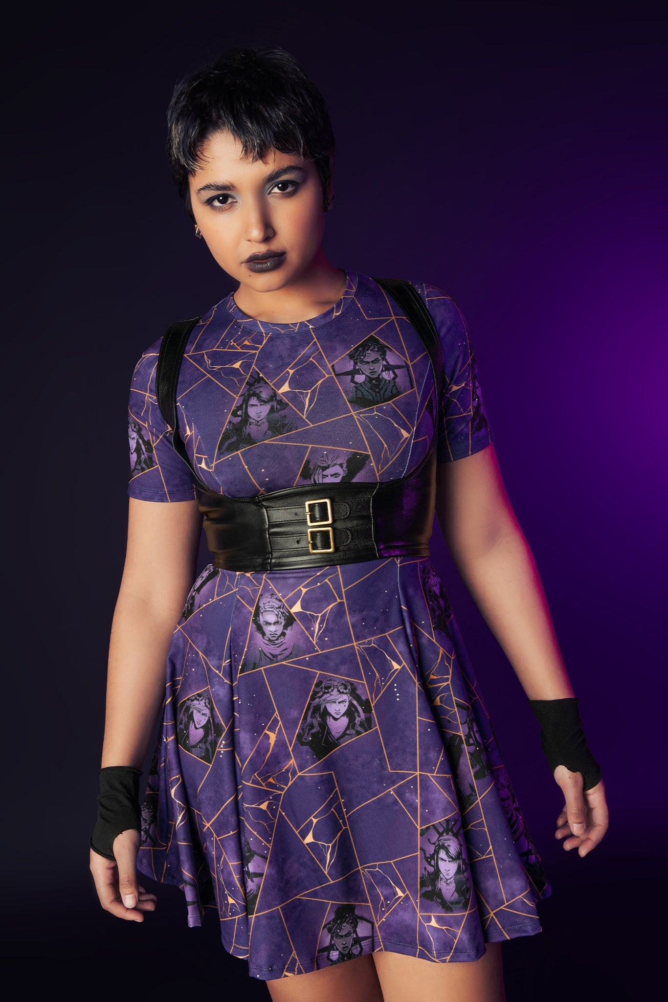 Kintsugi Evil Tee Dress - Limited – BlackMilk Clothing