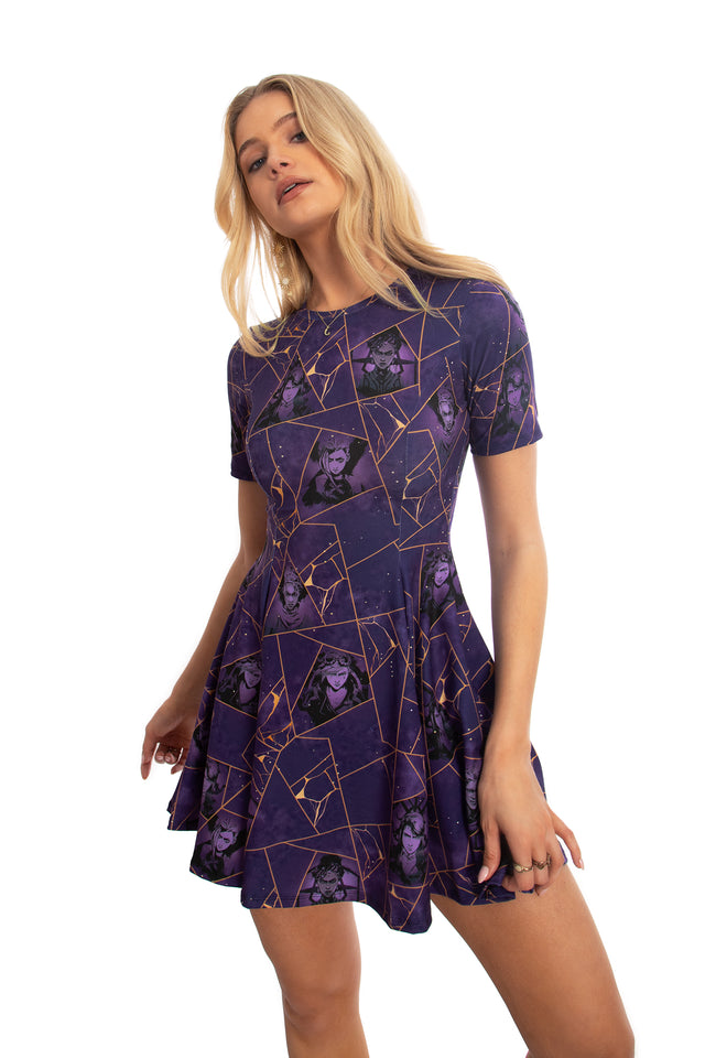 BlackMilk x League of Legends Arcane Kintsugi Tee Dress - Arcane Merchandise - Collaboration apparel - Licenced.