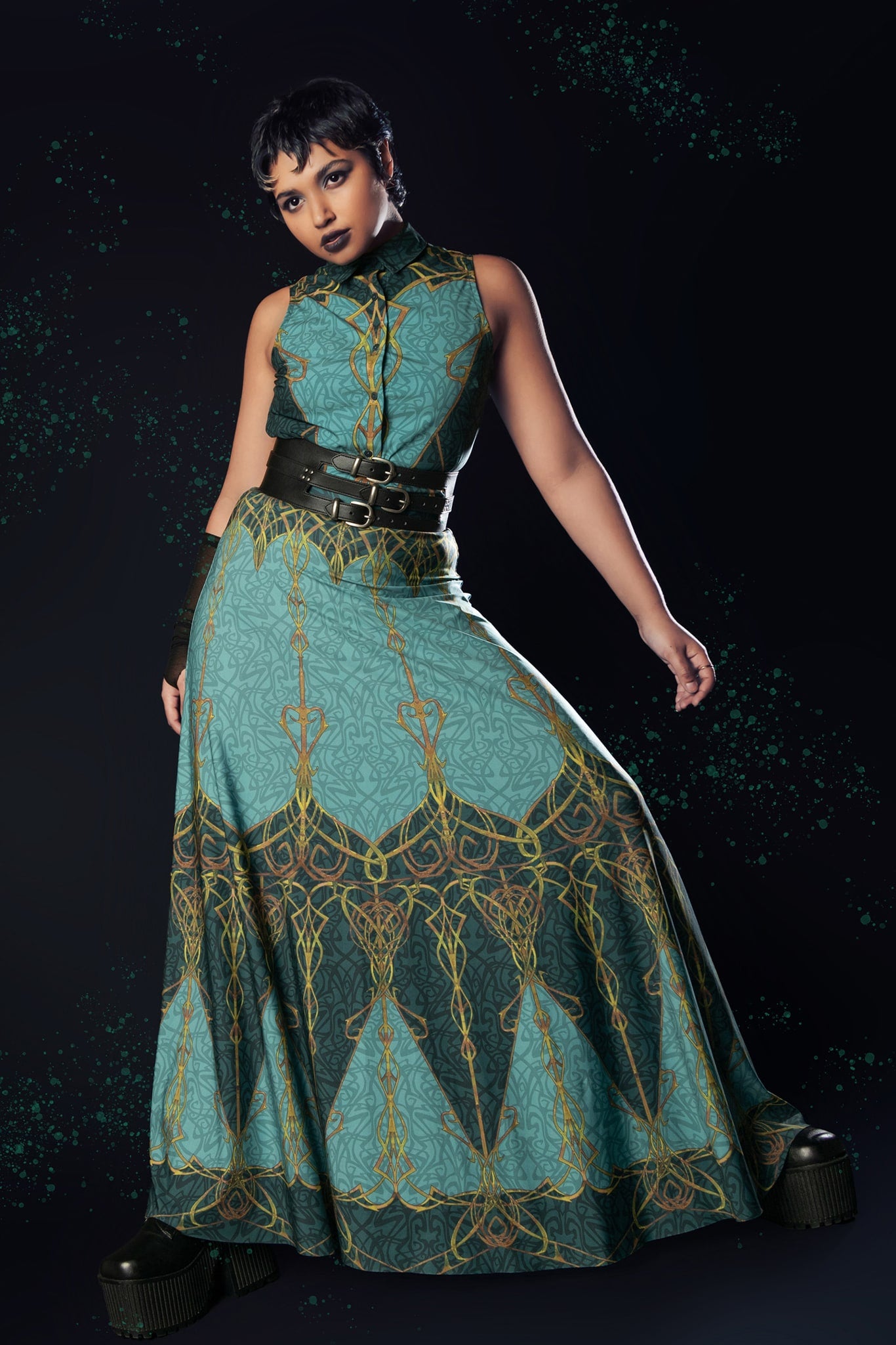 The Lanes Maxi Skirt - Limited – BlackMilk Clothing