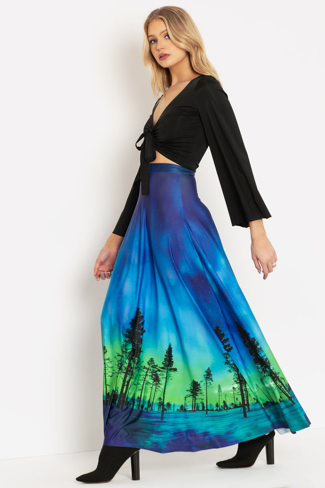 Aurora Skye Maxi Skirt