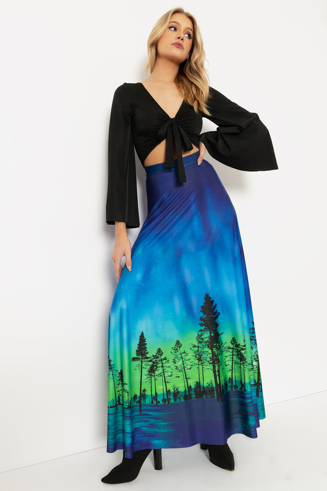 Aurora Skye Maxi Skirt