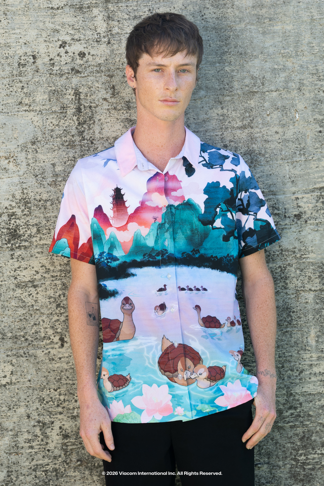 Avatar: The Last Airbender x BlackMilk Turtle Ducks unisex BBQ Shirt, official licensed Avatar apparel and playful Avatar fashion design