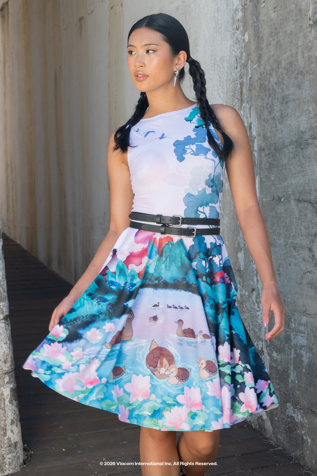 Avatar: The Last Airbender x BlackMilk Turtle Ducks Princess Longline Dress, official Avatar clothing and licensed Avatar fashion inspired by the beloved Turtle Ducks