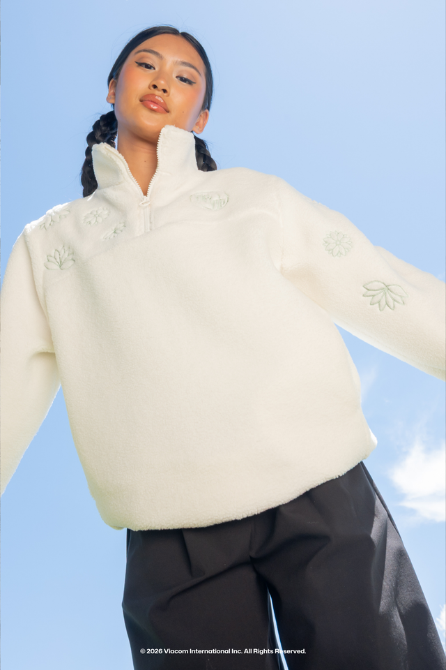 Avatar: The Last Airbender x BlackMilk Appa inspired fluffy sweater, Appa fashion piece from the licensed Avatar clothing collection featuring soft fleece texture