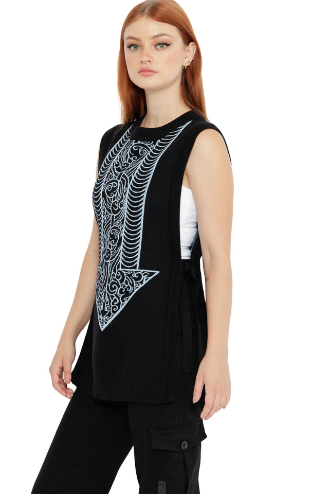 Avatar: The Last Airbender x BlackMilk Avatar State Tie Side Knit Vest, statement Avatar clothing and official licensed Avatar fashion