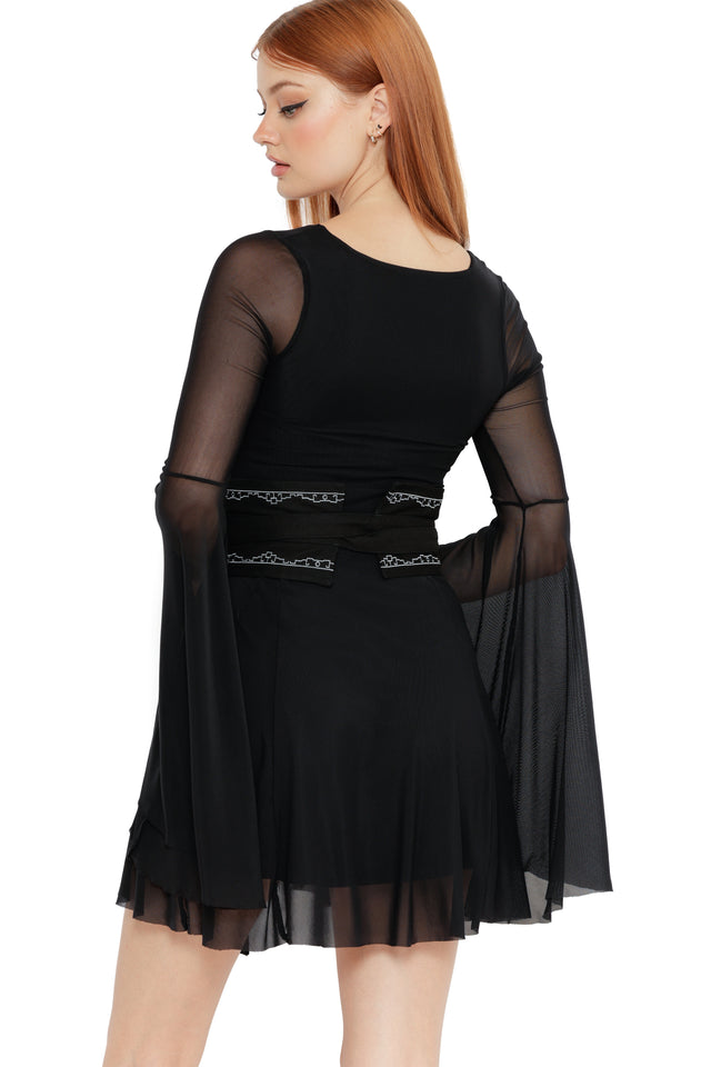 Avatar: The Last Airbender x BlackMilk Avatar clothing accessory featuring the Bending Harmony Obi Belt with Pouch, licensed Avatar fashion apparel