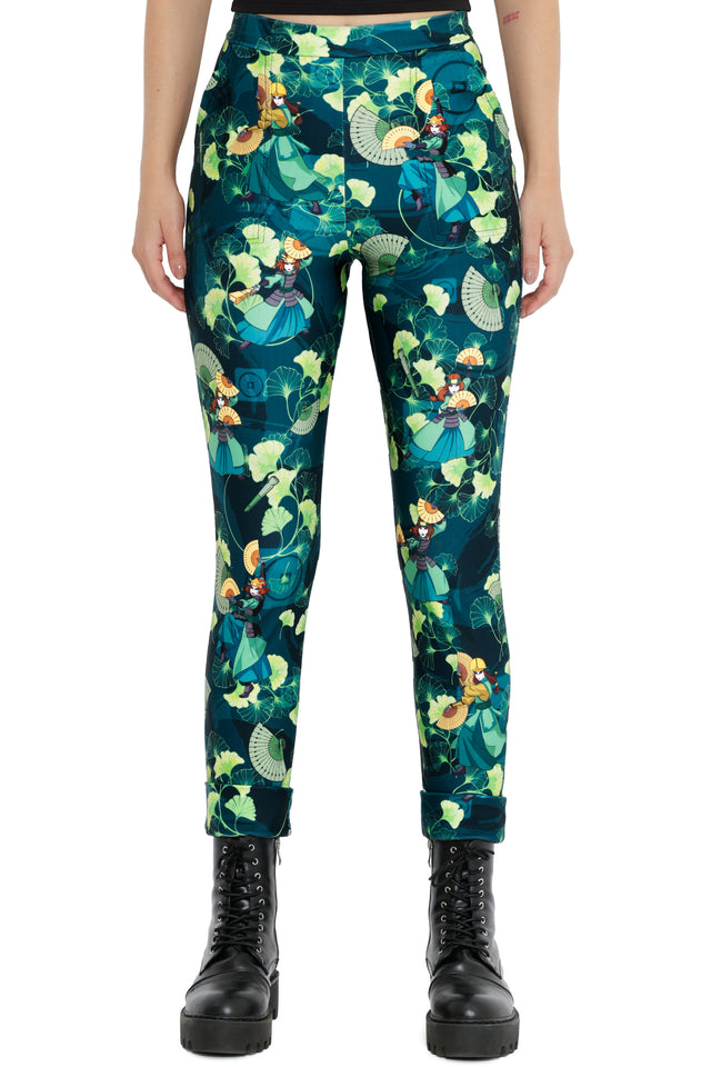 Avatar: The Last Airbender x BlackMilk Kyoshi Warrior inspired Avatar fashion pants, official licensed Avatar apparel for fans