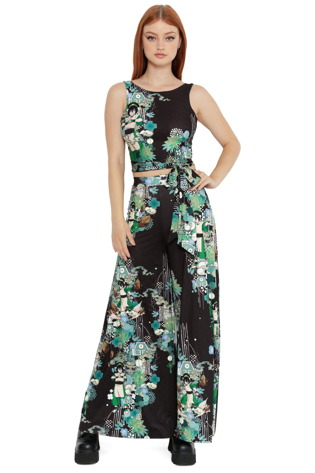 Avatar: The Last Airbender x BlackMilk The Blind Bandit inspired Avatar fashion wrap top, official licensed Avatar apparel for fans