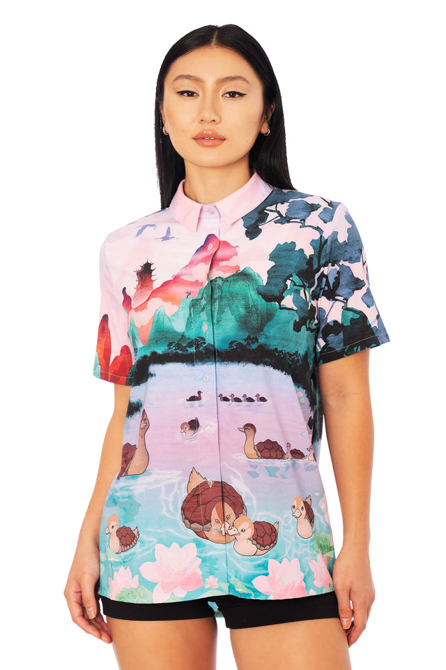 Avatar: The Last Airbender x BlackMilk Turtle Ducks inspired unisex Avatar clothing shirt, licensed Avatar fashion from the Avatar collection