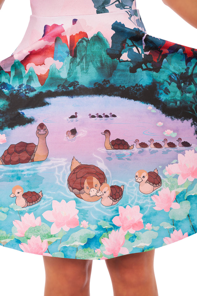 Avatar: The Last Airbender x BlackMilk Turtle Ducks Princess Longline Dress, whimsical Avatar fashion and official licensed Avatar clothing