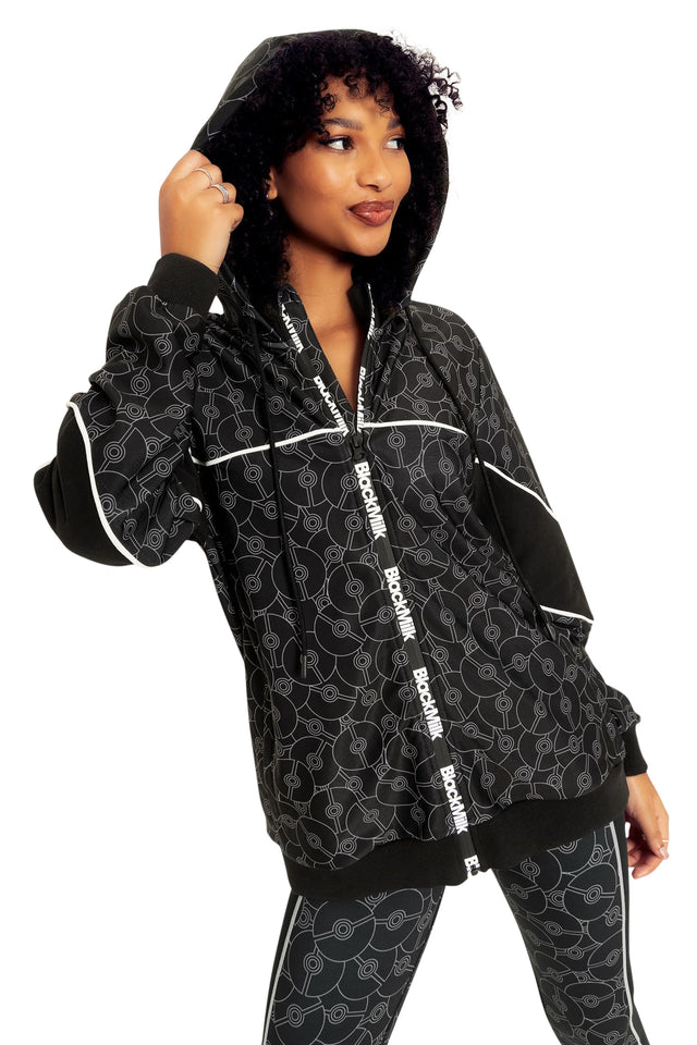 poke ball mono long sleeve zip jacket