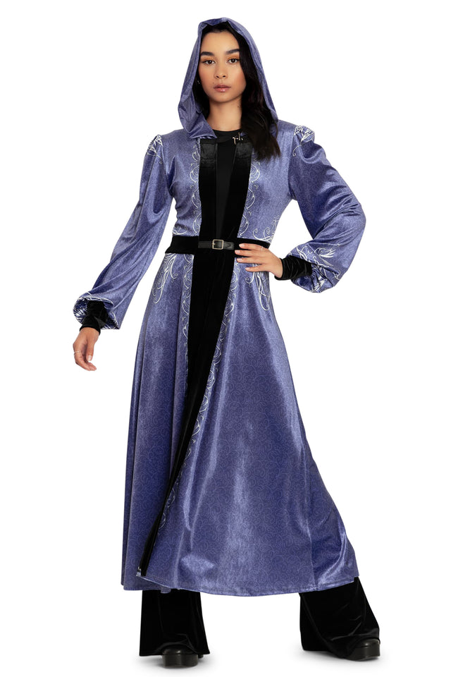 arwen undomiel hooded maxi jacket