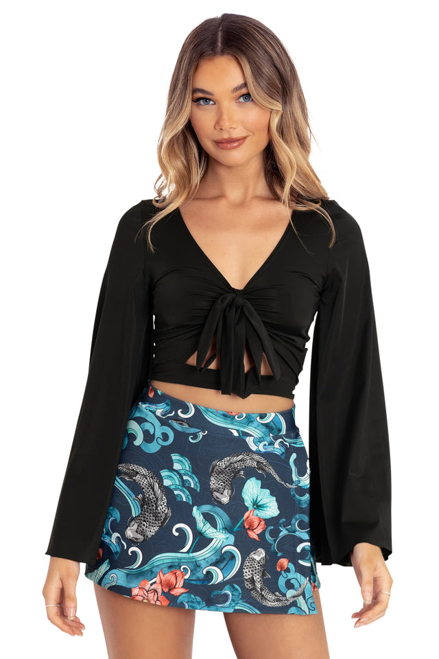 koi waters pocket skort