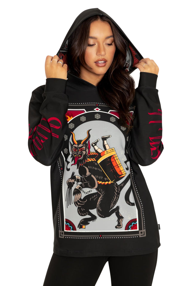 krampus posters hoodie sweater