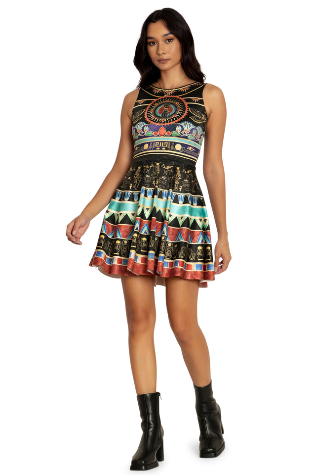 walk like an egyptian princess skater dress