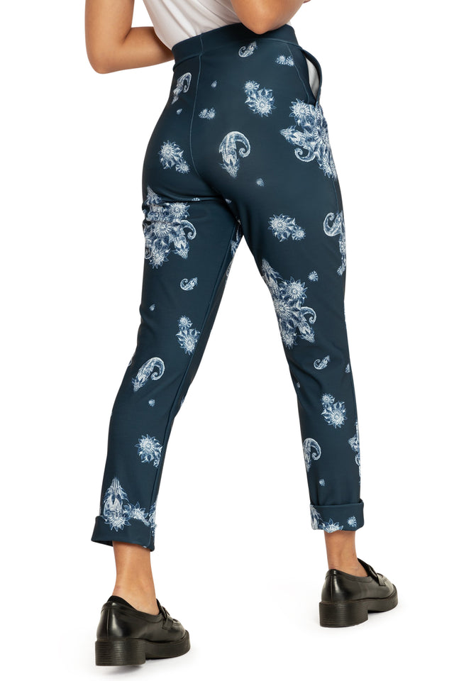 BlackMilk Clothing x Dungeons & Dragons - Baldur's Bouquet Cuffed Pants - Dungeons & Dragons Merchandise - Collaboration apparel - Licenced.