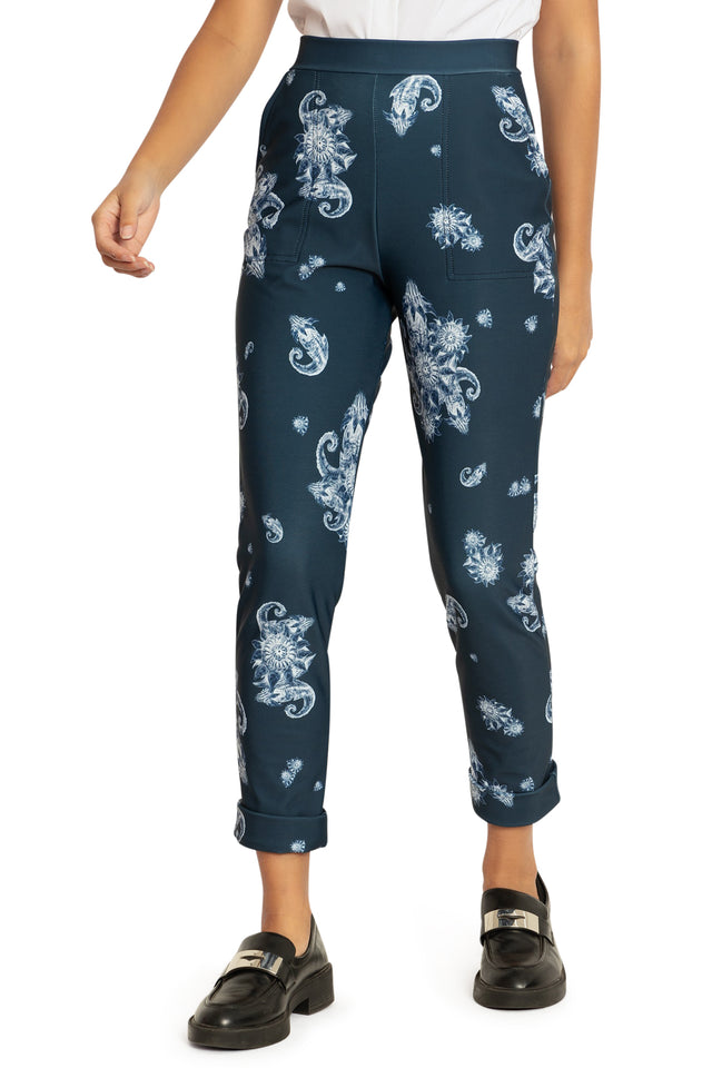 Baldur's Bouquet Cuffed Pants Front