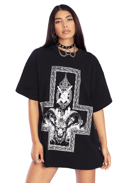 Baphomet-Oversized-Tee-Front-