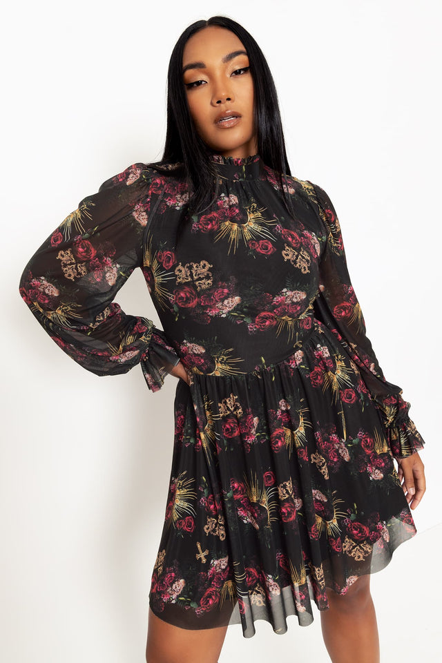 Baroque Fantasy Sheer Grace Dress