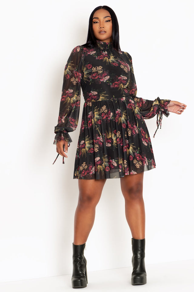 Baroque Fantasy Sheer Grace Dress