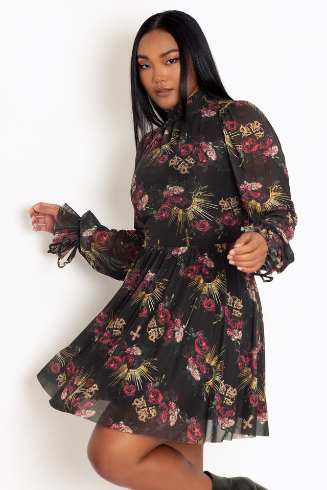 Baroque Fantasy Sheer Grace Dress