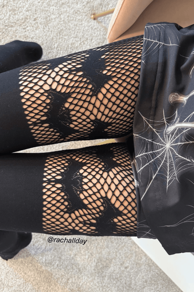 BlackMilk Clothing - Halloween - Bat Bones Pocket Skort - @rachallday