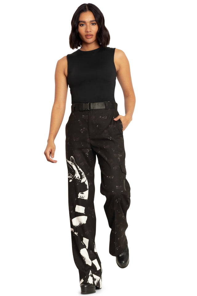 Beetlejuice Sandworm Straight Leg Cargo Pants