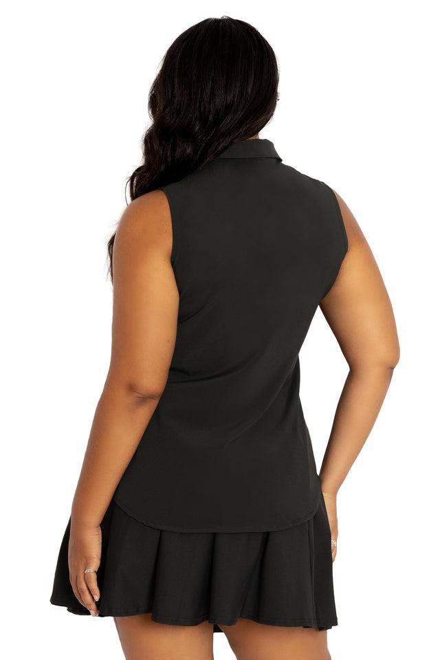 Black Business Shirt back